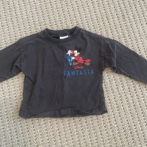 Disney Zara Mickey Fantasia T - like new